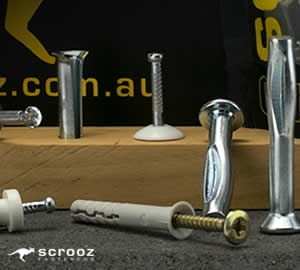 various hammer and knock in fasteners in wood concrete and brick