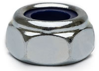 Nyloc Locking Nuts in Steel and Stainless Steel