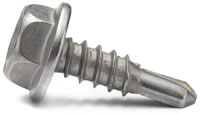 Hex Head Metal Tek Screws Galvanised