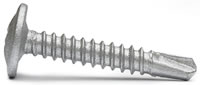 Wafer Button Metal Tek Screws Galvanised