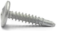 Wafer Button Metal Tek Screws Galvanised