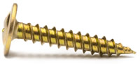 needle wafer button screws gold
