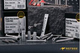 Raptr screws multi-size kit with 6mm SDS drill