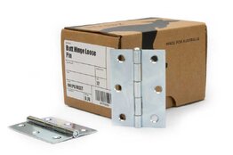 Butt Hinge Loose Pin Zinc 85x60 Box 12