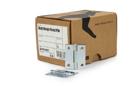 Butt Hinge Fixed Pin Zinc 50x40 Box 12