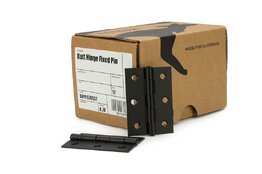 Butt Hinge Fixed Pin Matte Black 70x50 Box 12