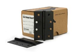Butt Hinge Fixed Pin Matte Black 100x75 Box 12