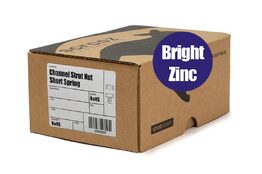 Channel Strut Nut Short Spring Zinc M6 Box 100