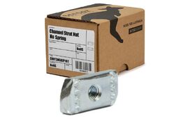 Channel Strut Nut No Spring Zinc M6 Box 100