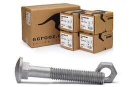 M6 x 65mm Coach Bolts GAL Trade Carton 200