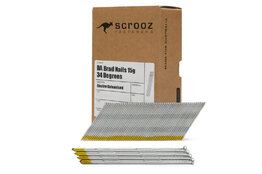 15g - 34 Degree DA Brad Nails Galv 45mm Box 3000