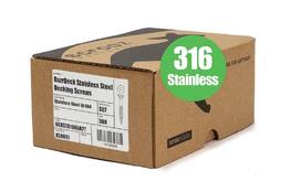 10g x 50mm 316 Stainless Decking Screws box 500