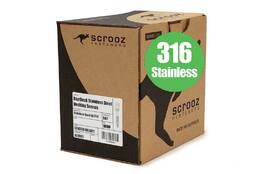 10g x 50mm 316 Stainless Decking Screws box 1000