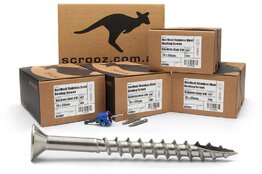 316 SST 10g x 50mm Decking Screws Bundle 2000pc 