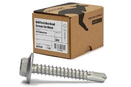 8g x 12mm Hex Metal Tech Screws CL4 box 500