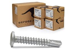 8g x 12mm Metal Wafer Tech Screws GAL Carton 4000