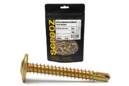 8g x 16mm Wafer Button Tech Screws Zinc pk 100