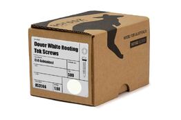 Dover White 10g x 25mm Roof Tek Screw C5 Box 500