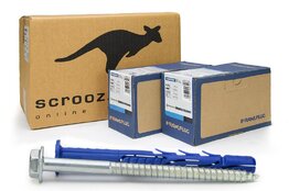 Rawlplug Frame Fixings Zinc 10 x 80 CTN 200