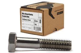 M6 x 30mm Hex Bolts Stainless 304 Box 100