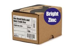 M6 x 40mm Hex Bolts & Nuts BZP Box of 100