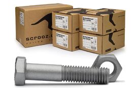 M10 x 120mm Hex Bolts & Nuts GAL Carton 200