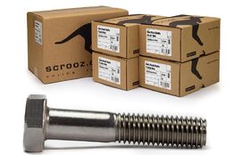 M12 x 150mm Hex Bolts Stainless 316 Box 25