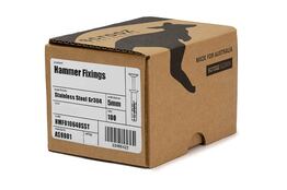 Nylon Hammer Fixings 5 x 30mm Trade Box 100