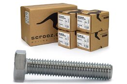 M4 x 12mm Hex Bolts Full Thread 316 CTN 200