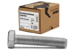 M6 x 12mm Hex Bolts Full Thread GAL Box 100