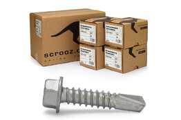 12g x 25mm Hex Tek Screws Bi-Metal 304 CTN 1000