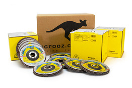 Flap Disks 100mm 40/60/80 Grit Multi Pack 30