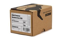 Multi Purpose Gal Screws 8g x 25mm Trade Box 500