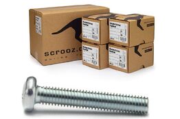 M3 x 12mm Machine Screws Pan head Zinc Ctn 1000