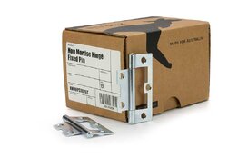 Non Mortise Hinge Fixed Pin Zinc 76x47 Box 12