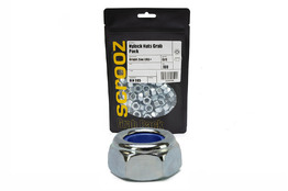 M6 nylock nuts grade 8 zinc plated pack 100