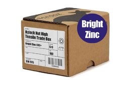 M16 nylock nuts zinc plated grade 6  box 100