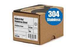 M3 nylock nuts stainless steel grade 304 box 100