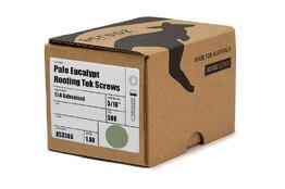 Pale Eucalypt 12 x 20mm Roof Tek Screw C5 Box 500