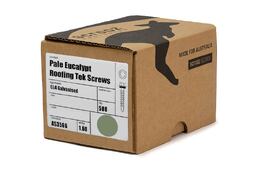Pale Eucalypt 14 x 55mm Roof Tek Screw C5 Box 500