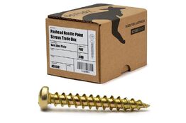 7g x 12mm Panhead Needle Point Screws Box 500