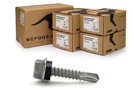 8g x 12mm Metal Roofing Tech Screws CTN 4000