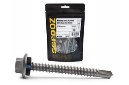 12g x 20mm Metal Roofing Tech Screws pack 100