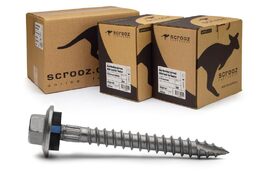 12g x 65mm Razr Roofing Screws Timber C5 CTN 1000