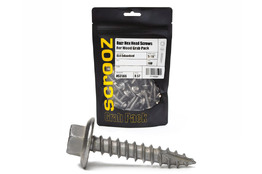 10g x 20mm Razr Hex Head Screws Gal pack 100