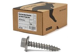 12g x 50mm Razr Hex Head Screws Gal box 250