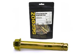 Sleeve Anchors 8 x 85mm BZP Grab pack of 10  