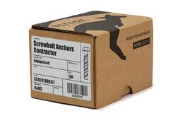 Screw Bolts Contractor Gal 6 x 30mm box 50