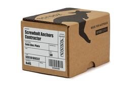 Screw Bolt Contractor Zinc 5 x 30mm Trade Box 50