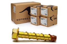 Screw Bolt Contractor Zinc 8 x 60mm Carton 200